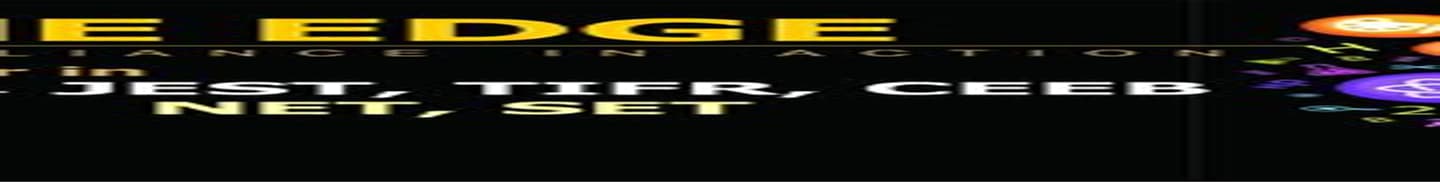 The Edge (IIT JAM/NET/SET)